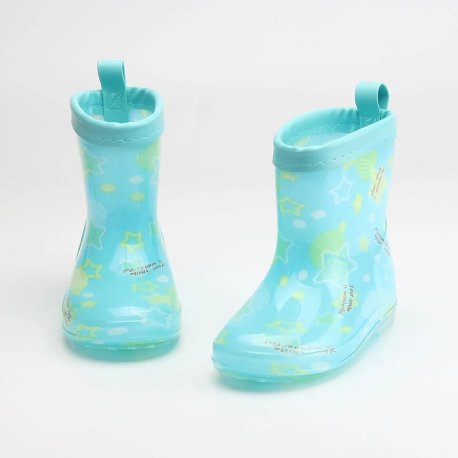 Toddler Rain Boots Rain Boots Short Rain Boots for Toddler Easy Lightweight Girls High Heels Rain Boots