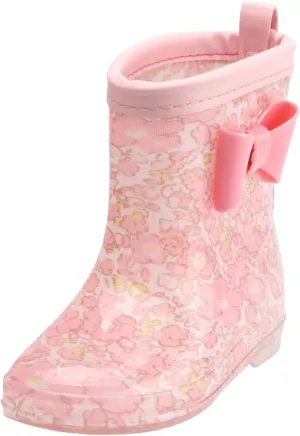 Toddler Rain Boots Rain Boots Short Rain Boots for Toddler Easy Lightweight Girls High Heels Rain Boots