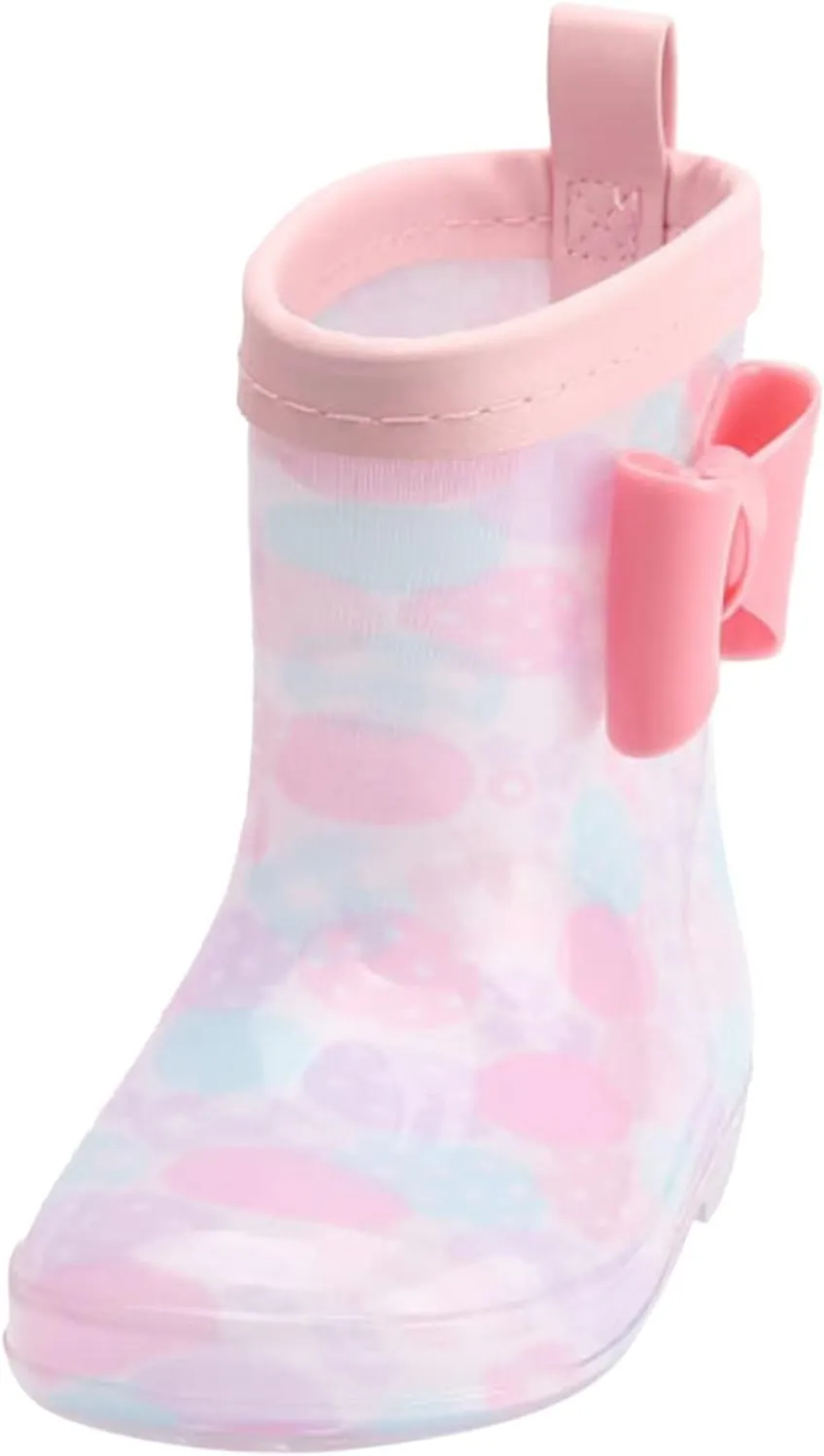 Toddler Rain Boots Rain Boots Short Rain Boots for Toddler Easy Lightweight Girls High Heels Rain Boots