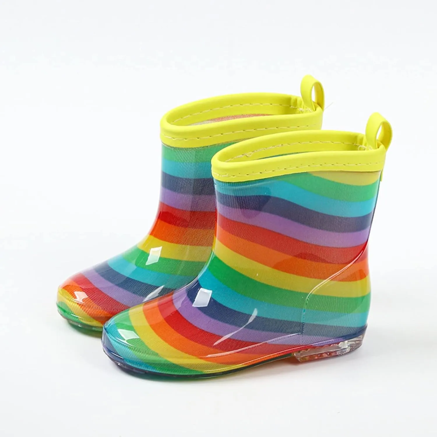Toddler Rain Boots Rain Boots Short Rain Boots for Toddler Easy Lightweight Girls High Heels Rain Boots