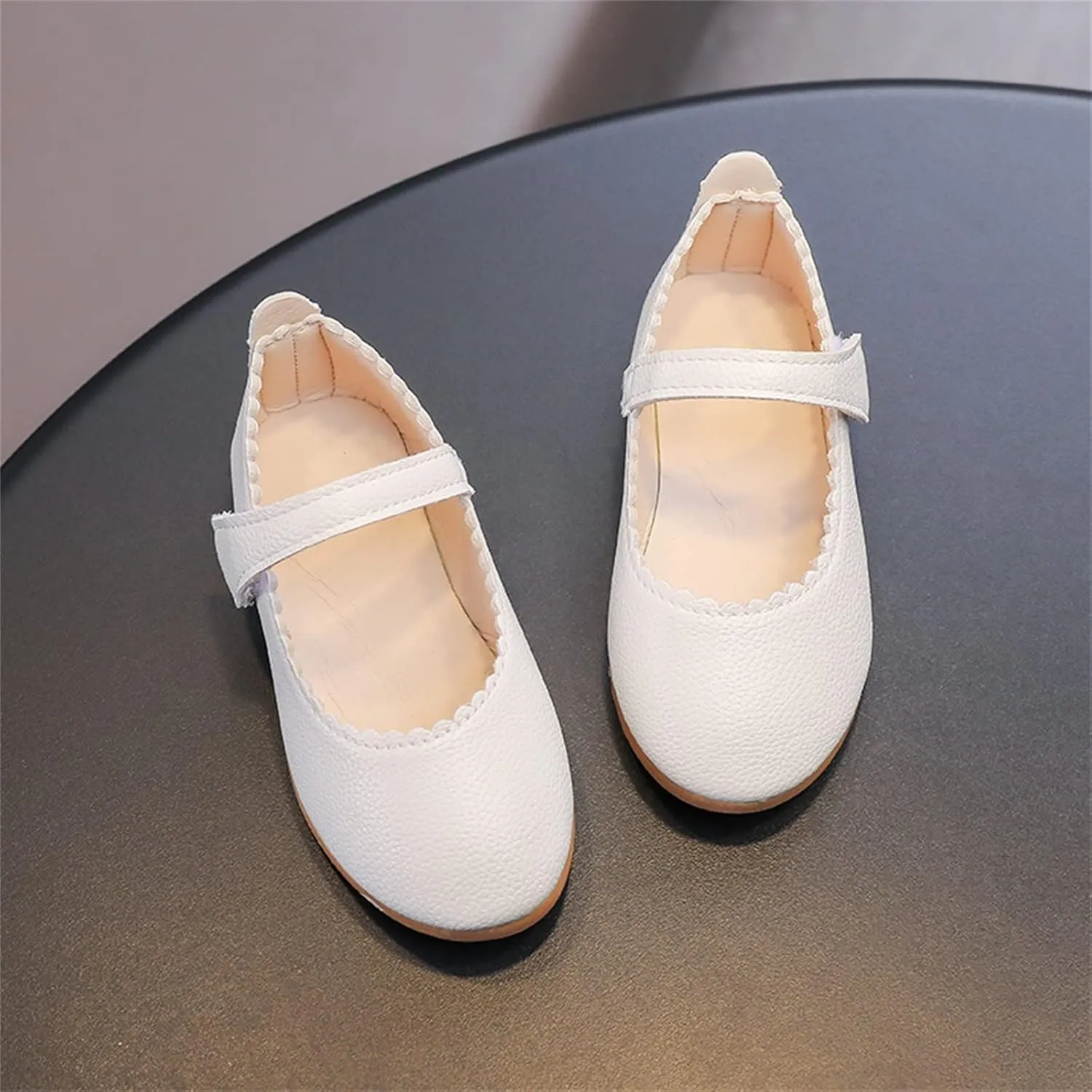 Toddler Shoe Size 6 Summer and Autumn Fashion Cute Girls Casual Shoes Round Toe Solid Color Flat Bottom Big Kid Boots