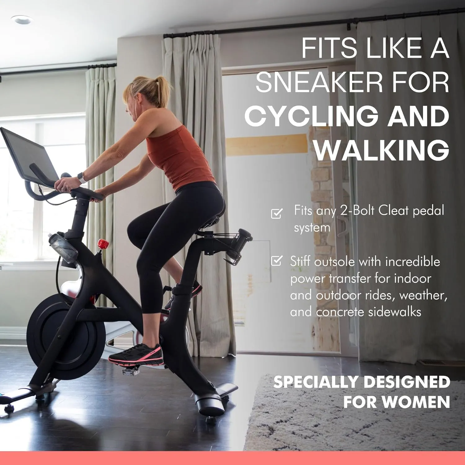 Tommaso Cycling Shoes Women??Outdoor Cycling Shoes Women??Women Specialized Bike Shoes?? Walkable Cycling Shoes??Women SPD Cycling Shoes??Indoor Cycling Shoes Women SPD??Peloton Shoes??SPD Cleat Installed