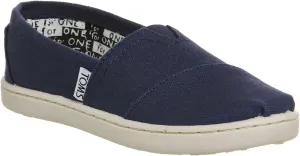 TOMS Tiny Canvas Classics Navy Size 11