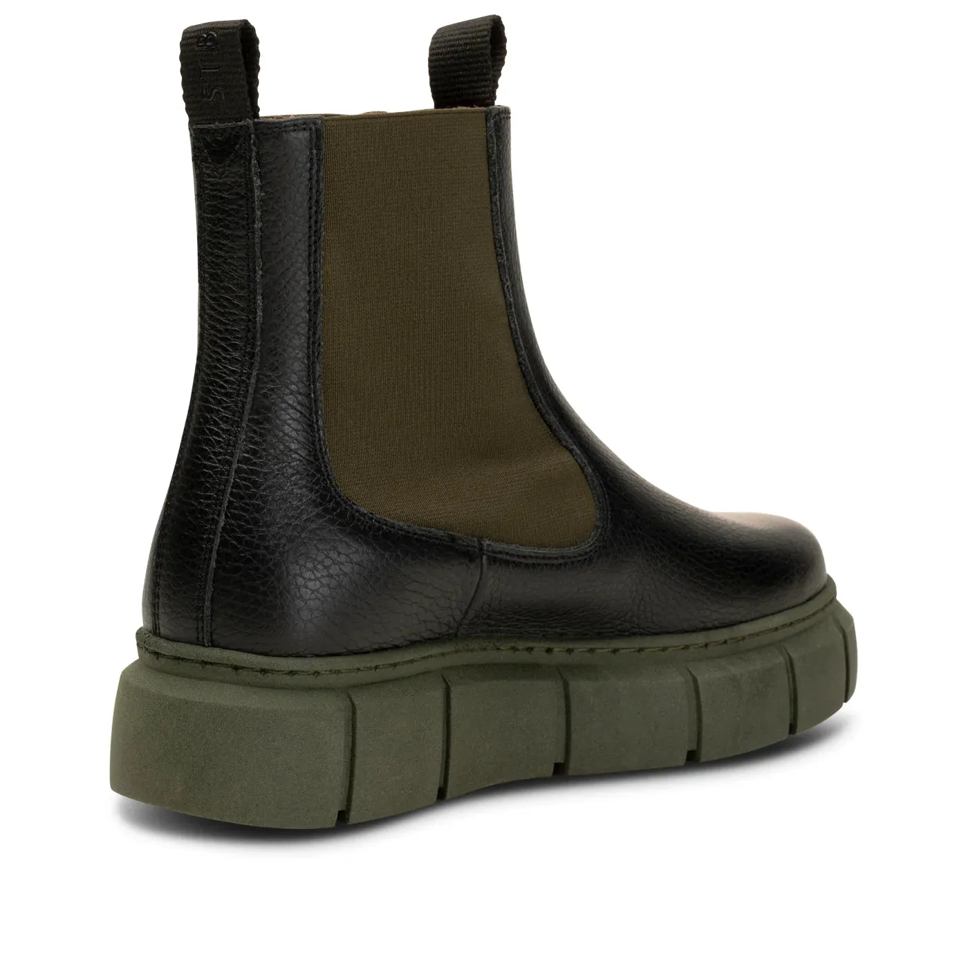 Tove Chelsea Boot (Black   Khaki)