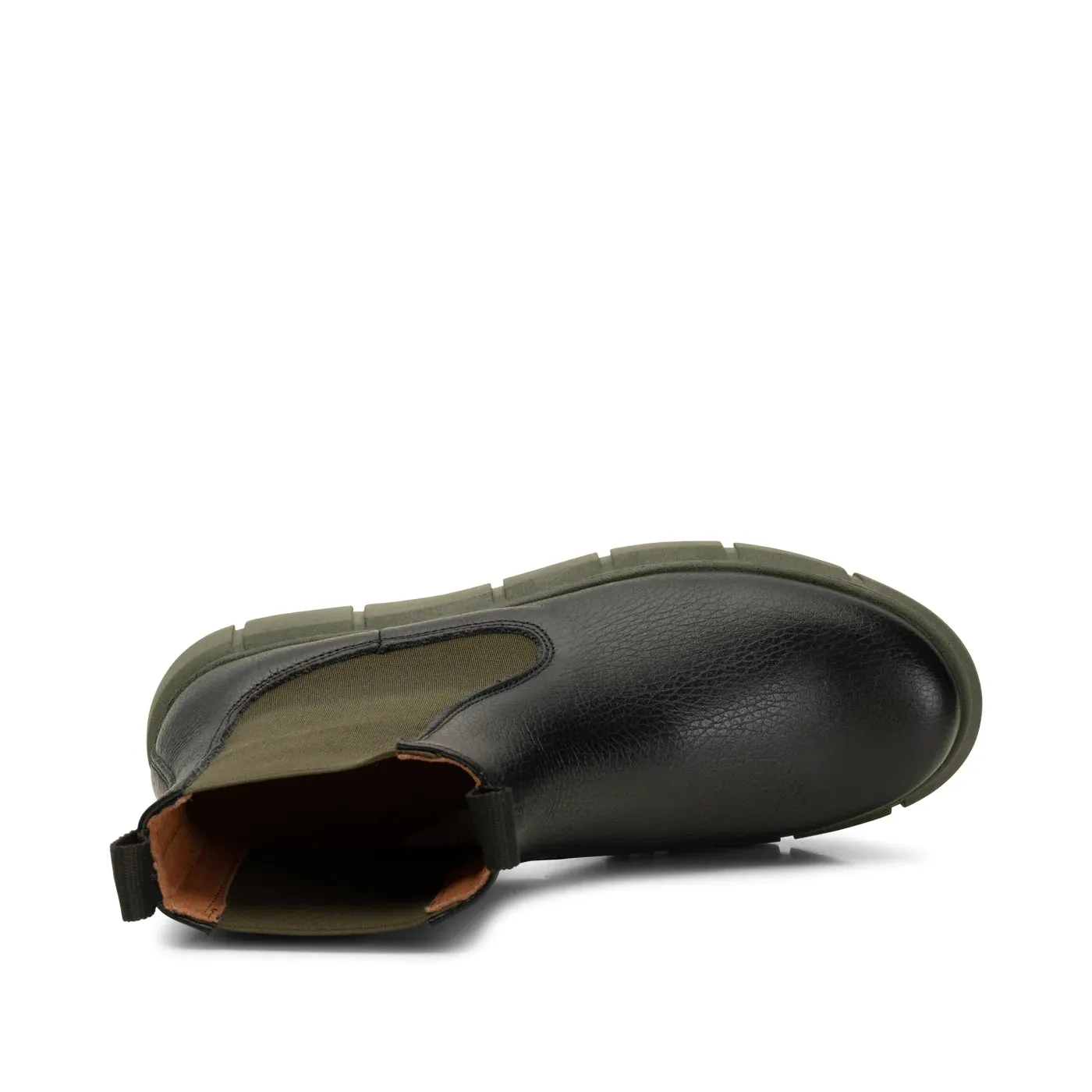 Tove Chelsea Boot (Black   Khaki)