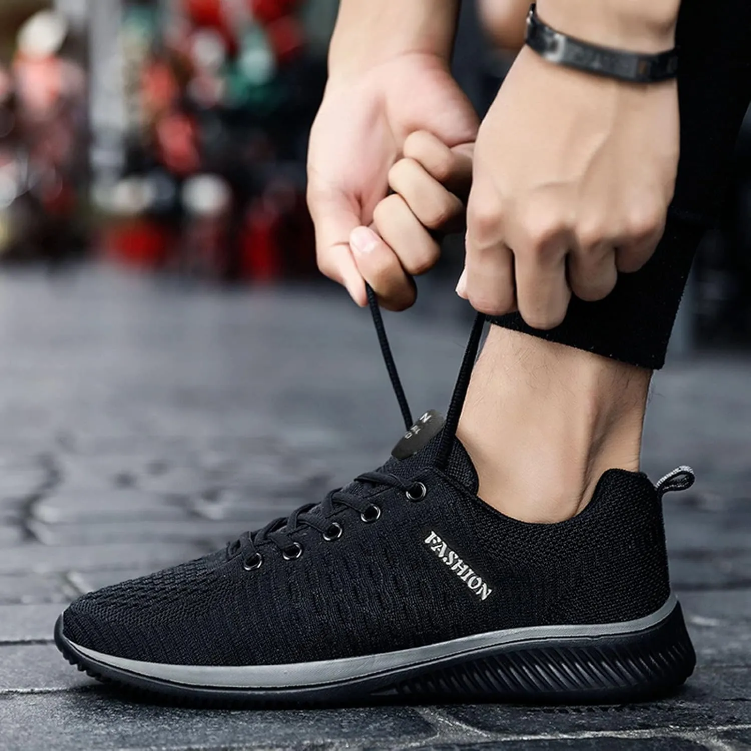 Womens Ladies Walking Running Shoes Slip On Lace-Up Mens Casual Shoes Jogging Men Shoes Casual Casual Sneakers Platform Tennis Shoe Cross Trainer Shoe