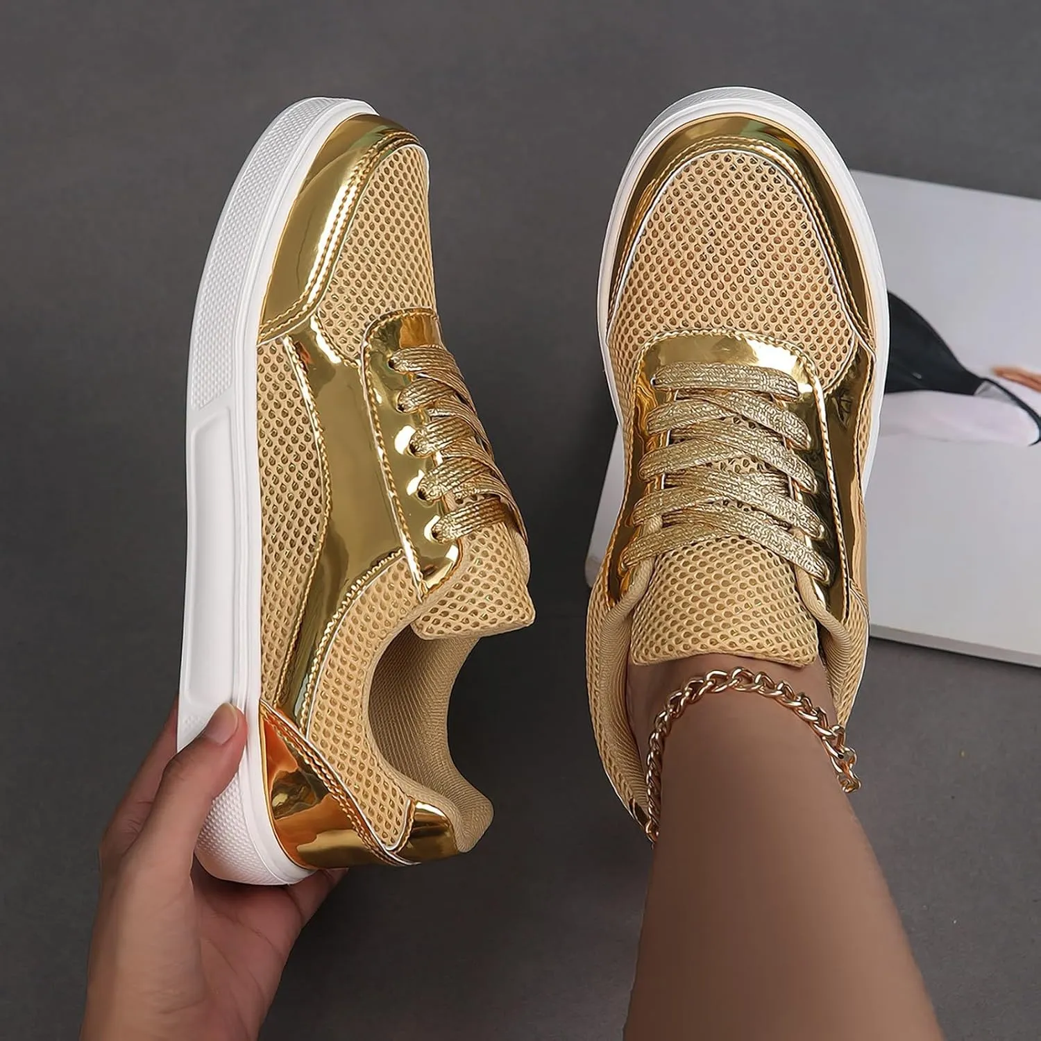 Womens Running Shoes Casual Men Shoes Casual Chunky Sneakers Running Lightweight Tennis Non Slip High Top Basketball Shoe Loafers Casual Slip On