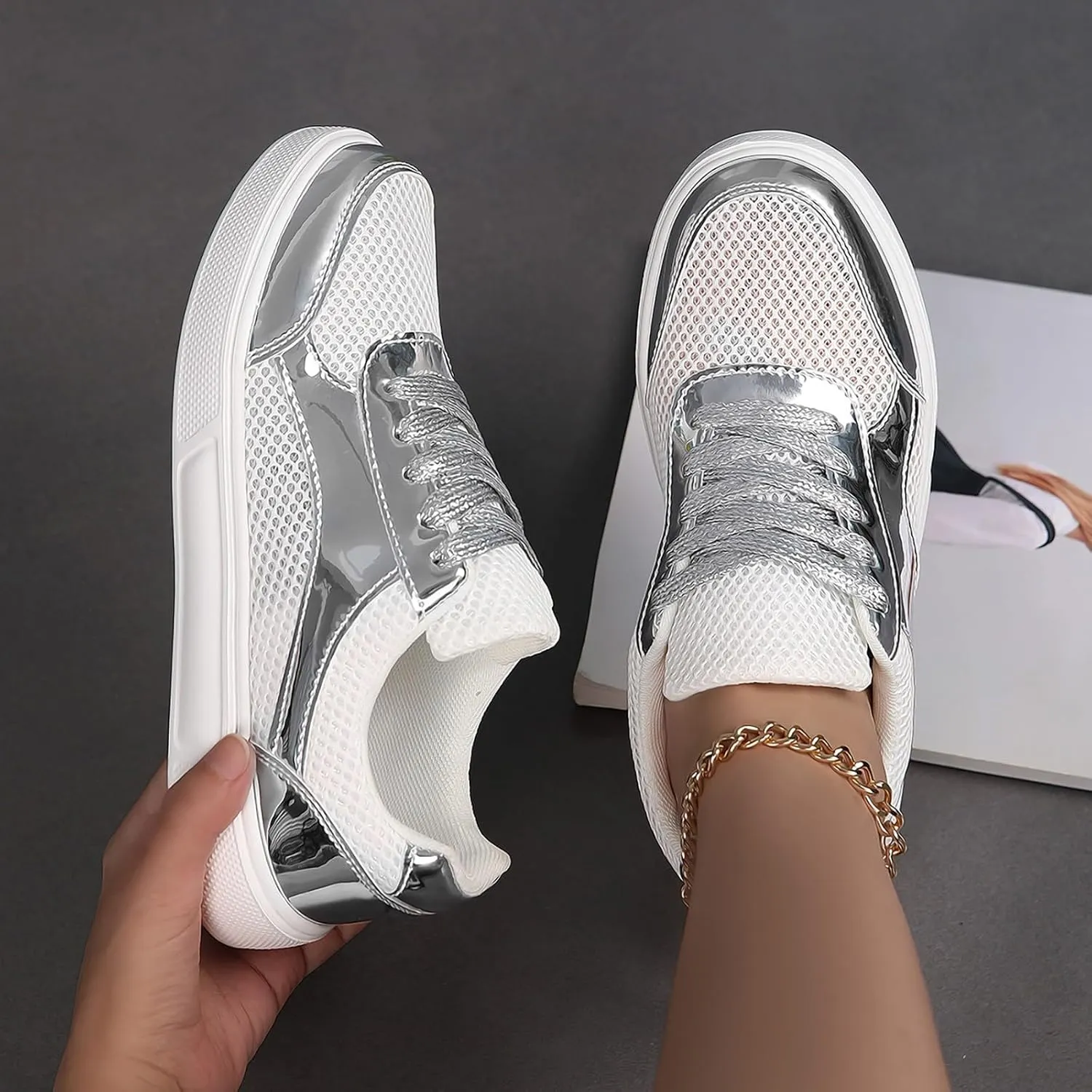Womens Running Shoes Casual Men Shoes Casual Chunky Sneakers Running Lightweight Tennis Non Slip High Top Basketball Shoe Loafers Casual Slip On