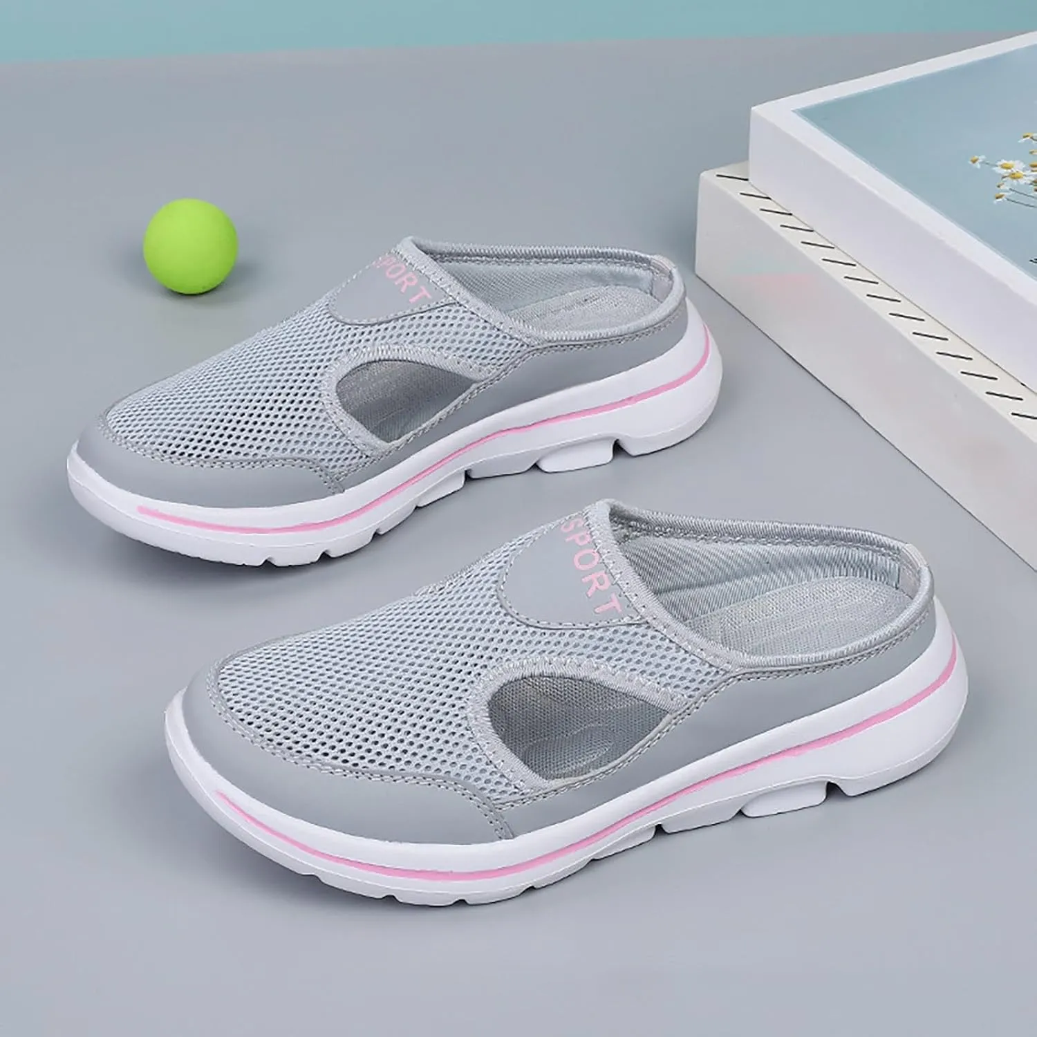 Womens Running Shoes Food Service Ladies Casual Shoes Waterproof Sneakers Comfortable Orthopedic Sandals Waterproof Tennis Shoe Loafers Casual Slip On