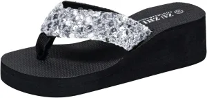 Women's Sandals Flip Flops for Women with Arch Support Womens Shoes Slip on Lightweight Athletic Thong Sandals