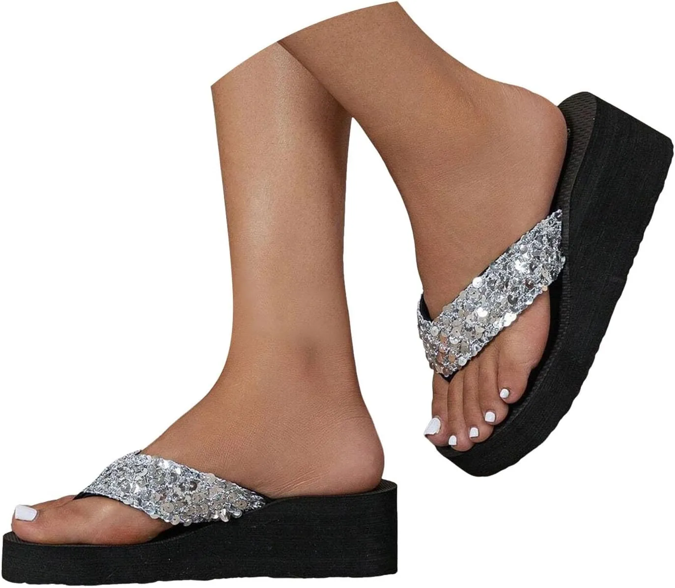Women's Sandals Flip Flops for Women with Arch Support Womens Shoes Slip on Lightweight Athletic Thong Sandals