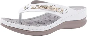 Women's Sandals Women's Arch Support Flip Flops Women's Sandals Slip on Lightweight Athletic Thong Sandals