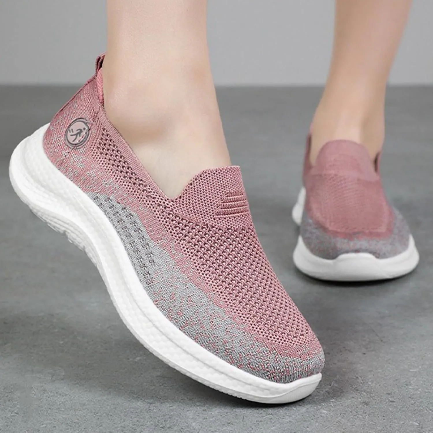 Women's Walking Shoes Slip On Running Sneakers Casual Workout Tennis Walking Casual Shoes