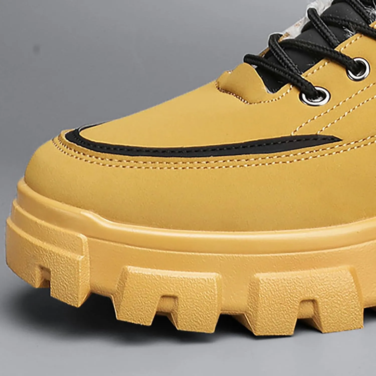 Work Boots for Men Soft Toe Hiking Sneakers Women's Slip On Warm Women's Working Shoes Insulated Non Slip Shoes Food Service Waterproof Hike Grounded Footwear